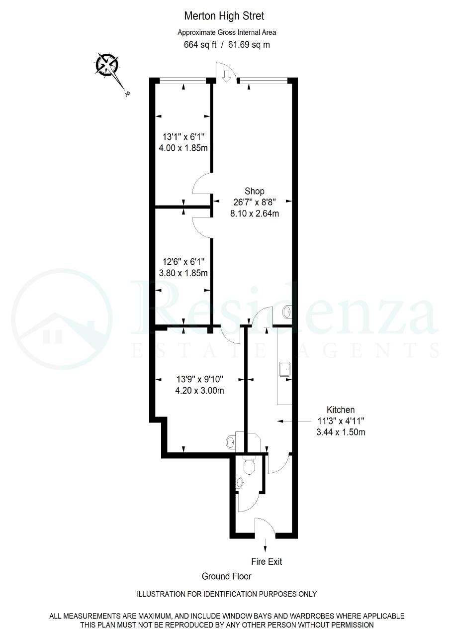 156-160 Merton High St, Londres à louer Plan d’étage– Image 1 sur 9