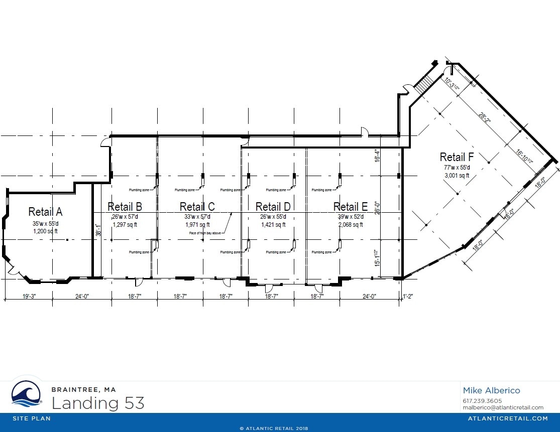 25 Commercial St, Braintree, MA à louer Plan d’étage– Image 1 sur 1