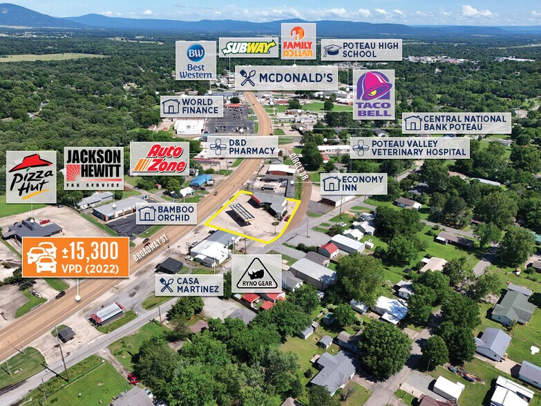 2017 N Broadway St, Poteau, OK à vendre - Photo de l’immeuble – Image 3 sur 11