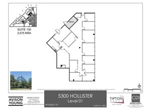 5300 Hollister Rd, Houston, TX à louer Plan d’étage– Image 1 sur 1