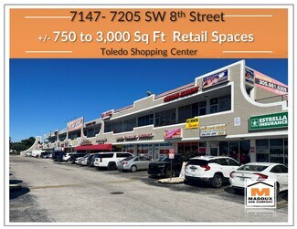 Plus de détails pour 7147 SW 8th St, Miami, FL - Local commercial à louer