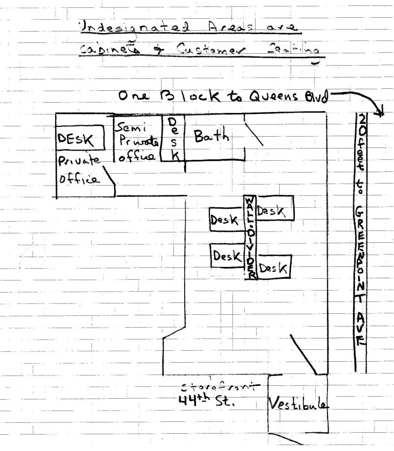 4712 44th St, Woodside, NY à louer Plan d’étage– Image 1 sur 1