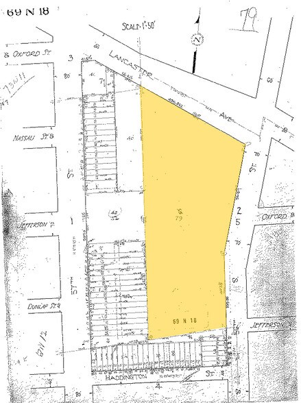 5600 Lancaster Ave, Philadelphia, PA à louer - Plan cadastral – Image 2 sur 2