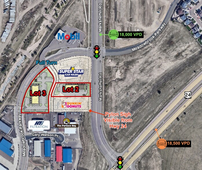 SWC Meadowbrook Pkwy & Marksheffel Rd portefeuille de 2 biens à vendre sur LoopNet.fr - Photo de l’immeuble – Image 3 sur 3