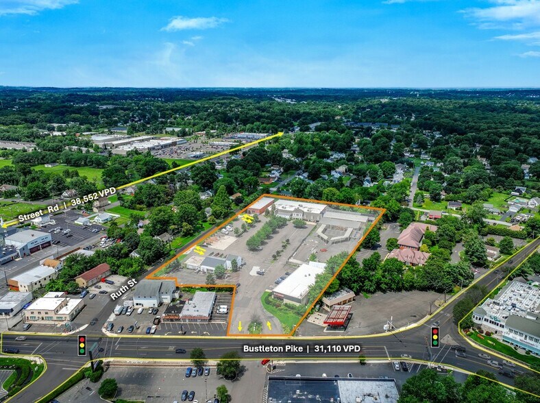 1134 Bustleton Pike, Feasterville Trevose, PA à vendre - Aérien – Image 2 sur 15