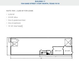 2501-2519 Gravel Dr, Fort Worth, TX à louer Plan d’étage– Image 1 sur 1