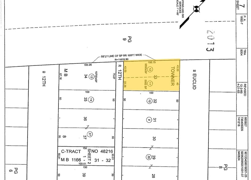 1620 Euclid St, Santa Monica, CA à vendre - Plan cadastral – Image 2 sur 13