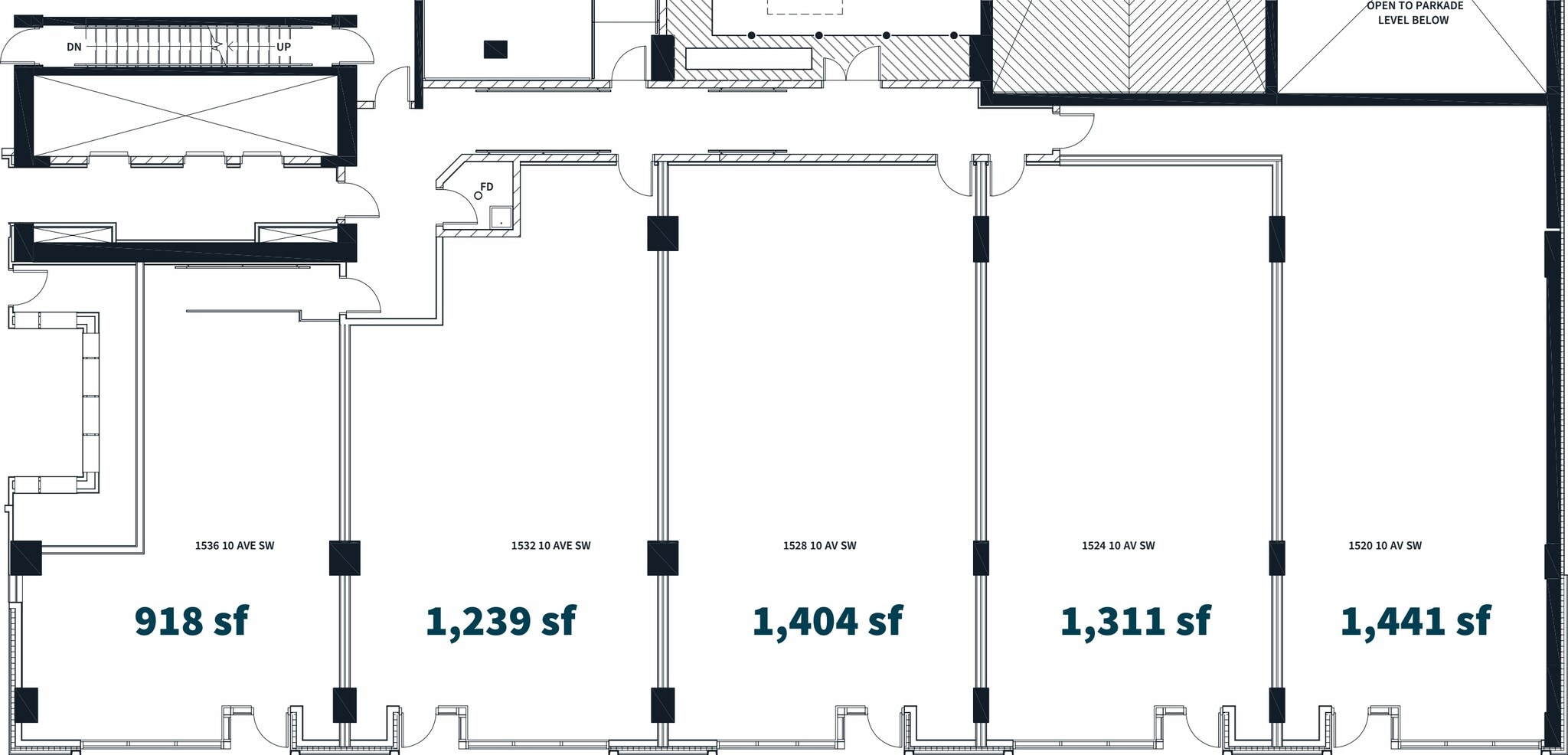 1538 10 Av SW, Calgary, AB à louer Plan d’étage– Image 1 sur 1