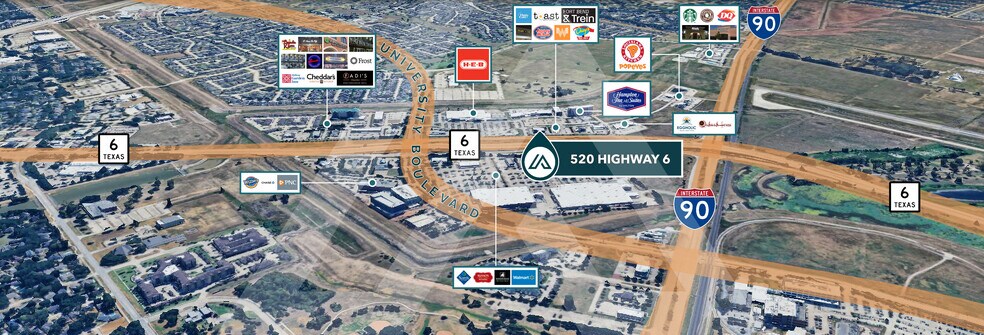 520 Highway 6, Sugar Land, TX à louer - Aérien – Image 3 sur 11