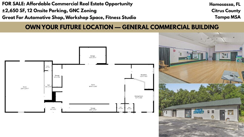 6950 W Homosassa Trl, Homosassa, FL à vendre - Photo de l’immeuble – Image 1 sur 27