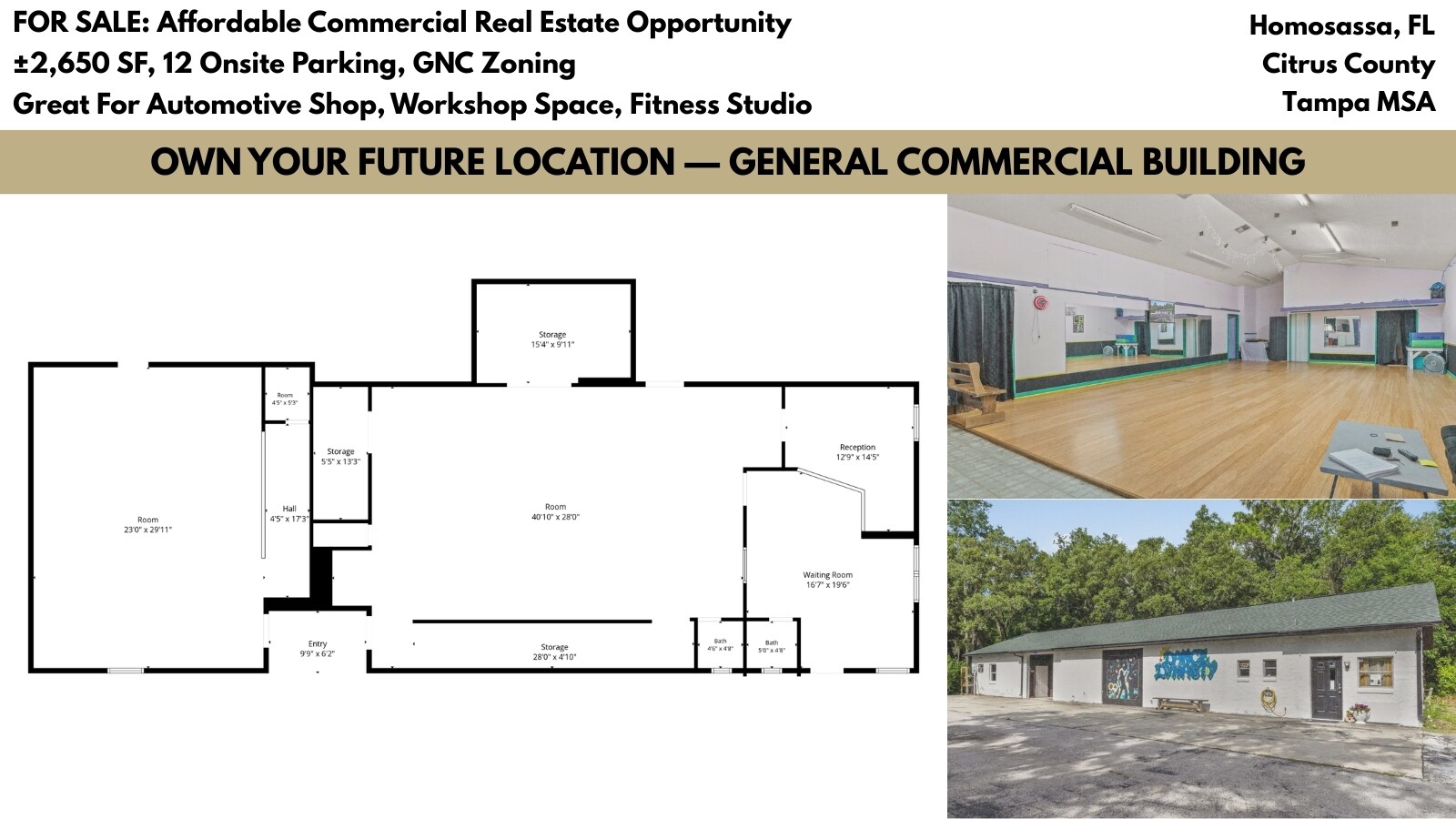 6950 W Homosassa Trl, Homosassa, FL à vendre Photo de l’immeuble– Image 1 sur 28