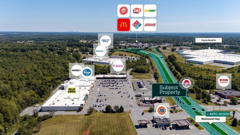 7741 Richmond Hwy, Appomattox, VA à vendre - Photo de l’immeuble – Image 2 sur 2