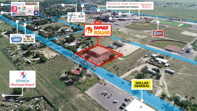 701 N 5th St, Estancia, NM - Vue aérienne  vue de carte - Image1