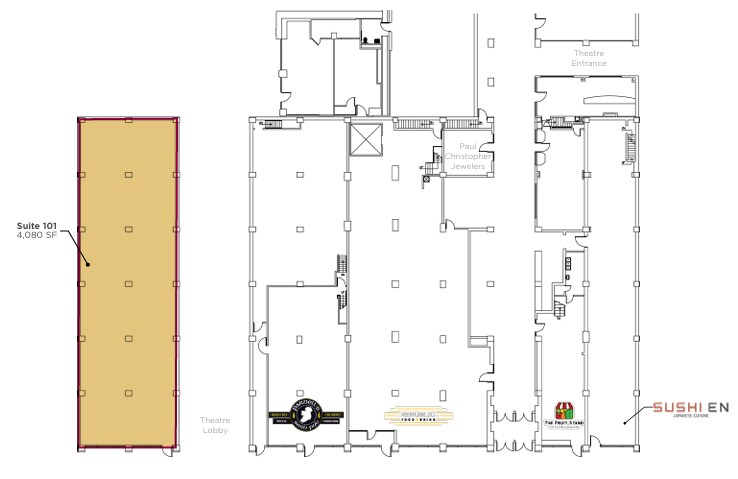 1501 Euclid Ave, Cleveland, OH à louer Plan d’étage– Image 1 sur 1