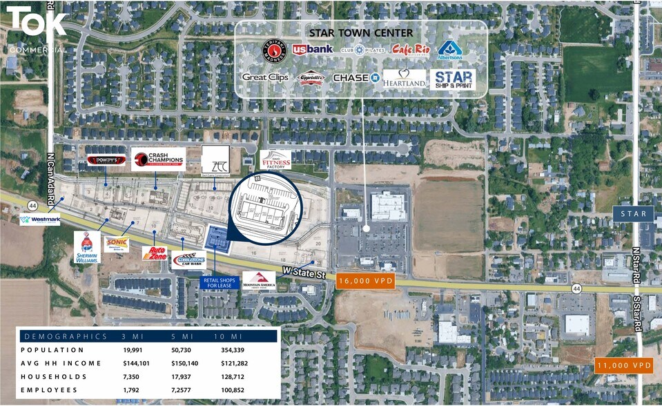 12080 W State St, Star, ID à louer - Plan de site – Image 3 sur 9