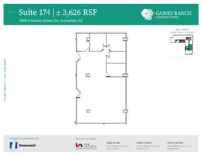 8800 N Gainey Center Dr, Scottsdale, AZ à louer Plan d’étage– Image 1 sur 1