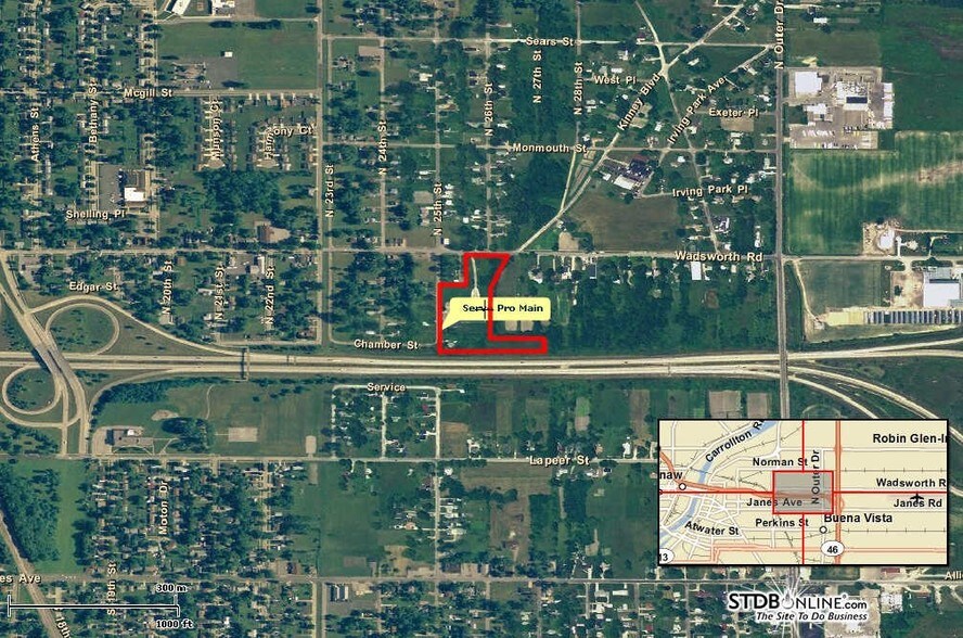 318 N 25th St, Saginaw, MI à louer - Aérien – Image 2 sur 5