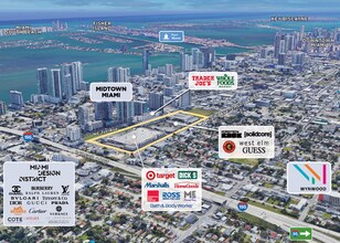 3401 N Miami Ave, Miami, FL - VUE AÉRIENNE  vue de carte