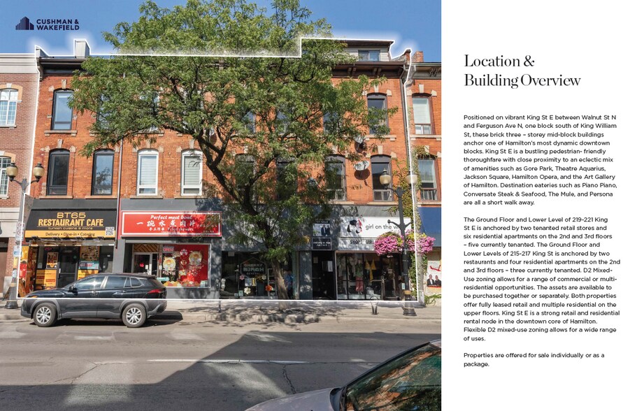 215-217 King St E, Hamilton, ON à vendre - Photo de l’immeuble – Image 2 sur 3