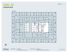 909 Fannin St, Houston, TX à louer Plan d’étage– Image 1 sur 1