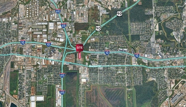 9990 E I-10 Fwy, Houston, TX - VUE AÉRIENNE  vue de carte - Image1