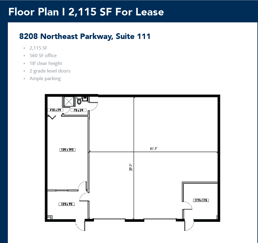 8212 Northeast Pky, North Richland Hills, TX à louer Plan d’étage– Image 1 sur 1