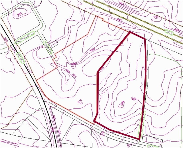 1400 Old NC 10, Hillsborough, NC à vendre - Plan cadastral – Image 2 sur 2