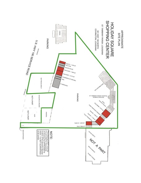301 N Highway 190, Covington, LA à louer - Plan de site – Image 2 sur 4