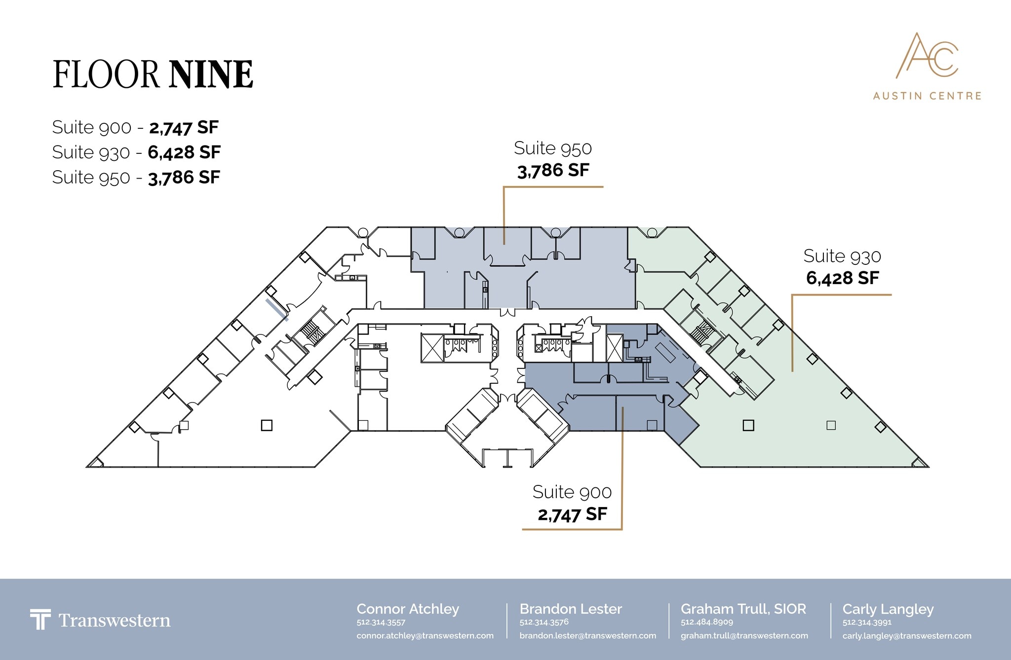 701 Brazos St, Austin, TX à louer Plan de site– Image 1 sur 1