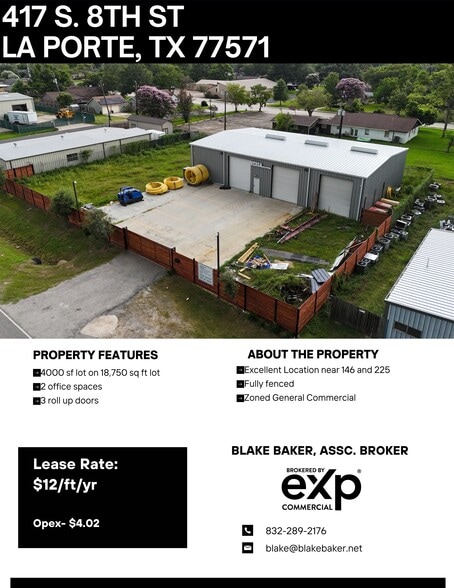 417 S. 8th St, La Porte, TX à louer - Photo de l’immeuble – Image 2 sur 2