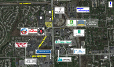 5625 Crooks Rd, Troy, MI - VUE AÉRIENNE  vue de carte - Image1