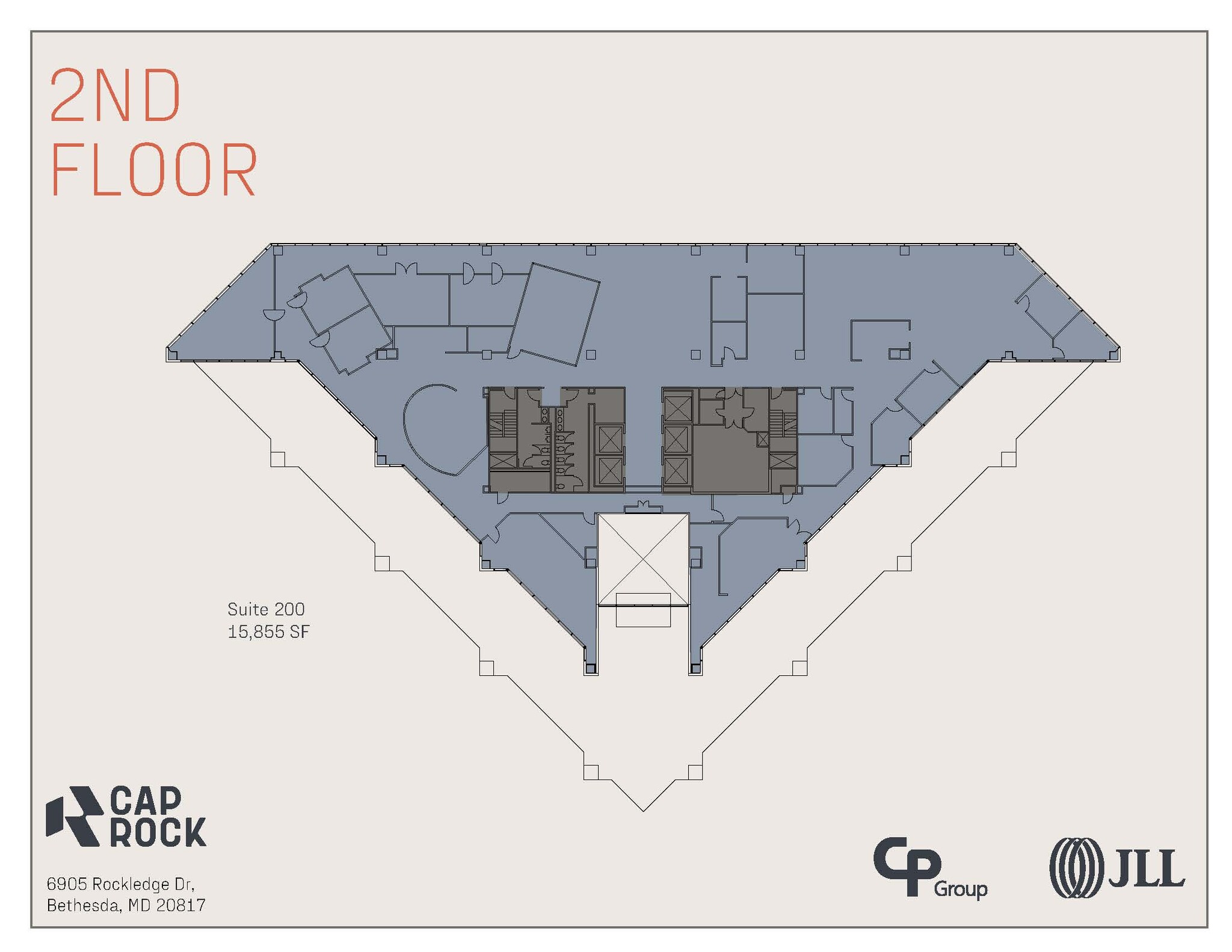 6903 Rockledge Dr, Bethesda, MD à louer Plan d’étage– Image 1 sur 1