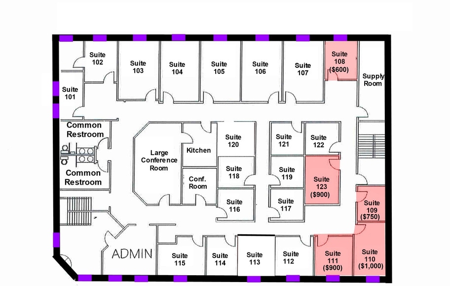2800 Freeway Blvd, Brooklyn Center, MN à louer Plan d’étage– Image 1 sur 7