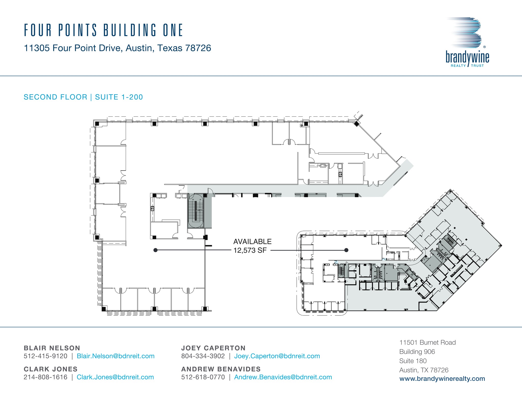 11305 Four Points Dr, Austin, TX à louer Plan de site– Image 1 sur 1