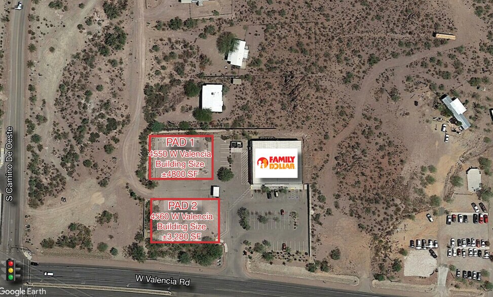 4560 W Valencia Rd, Tucson, AZ à vendre - Aérien – Image 1 sur 5