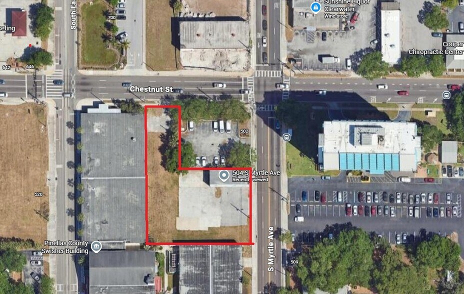 504 S Myrtle Ave, Clearwater, FL à vendre - Aérien – Image 3 sur 6