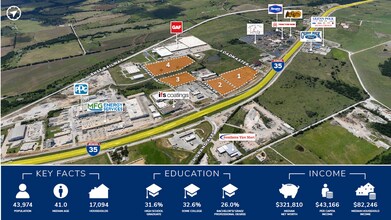 Corporate Dr, Gainesville, TX - Vue aérienne vue de carte - Image1