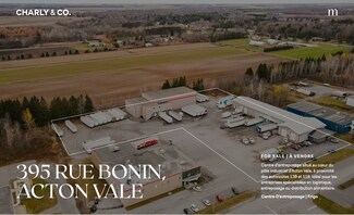 Plus de détails pour 395 Rue Bonin, Acton Vale, QC - Industriel/Logistique à vendre