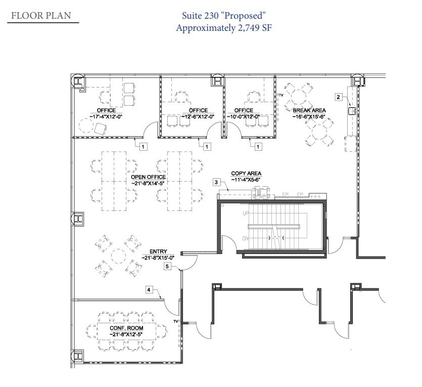 16870 W Bernardo Dr, San Diego, CA à louer Plan d’étage– Image 1 sur 3