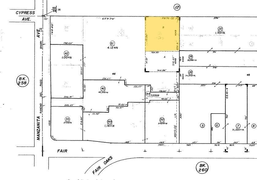 4044-4046 Wayside Ln, Carmichael, CA à louer - Plan cadastral – Image 2 sur 6