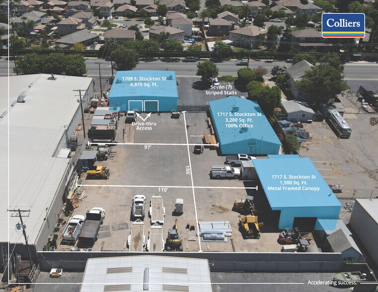 1709-1717 S Stockton St, Lodi, CA à louer - Photo de l’immeuble – Image 2 sur 2