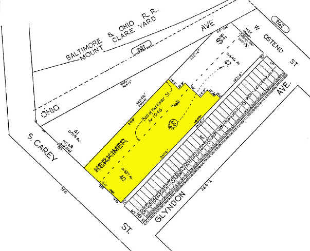 901-909 S Carey St, Baltimore, MD à vendre - Plan cadastral – Image 3 sur 37