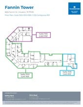 6624 Fannin St, Houston, TX à louer Plan d’étage– Image 1 sur 1