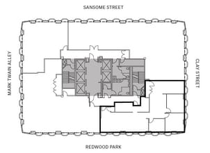 505 Sansome St, San Francisco, CA à louer Plan d’étage– Image 1 sur 1