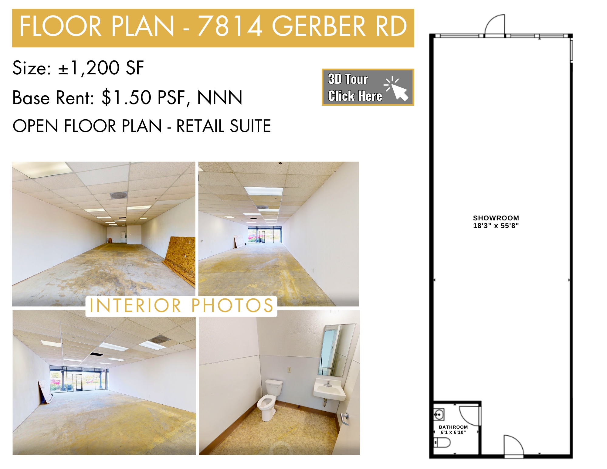 7802-7856 Gerber Rd, Sacramento, CA à louer Photo intérieure– Image 1 sur 3