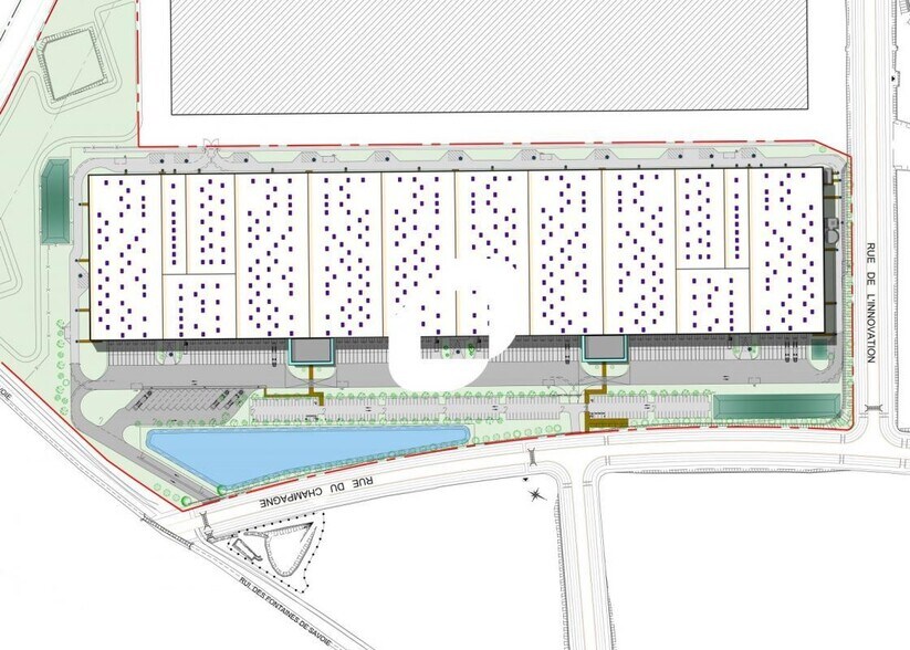Industriel/Logistique dans Buchères à louer - Plan de site – Image 2 sur 2