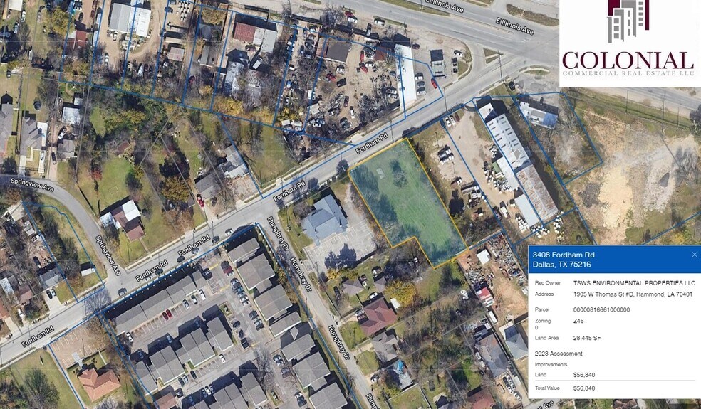 3408 Fordham, Dallas, TX à vendre - Photo de l’immeuble – Image 2 sur 3