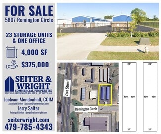 Plus de détails pour 5807 Remington Cir, Fort Smith, AR - Spécialisé à vendre