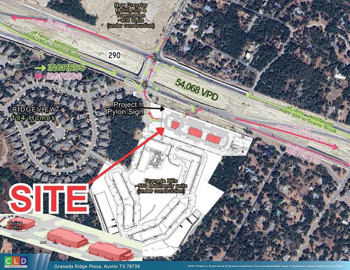 Hwy 290 & Oak Hill Parkway, Austin, TX à louer Photo principale– Image 1 sur 10