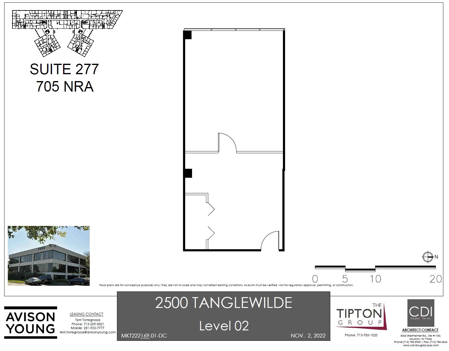 2500 Tanglewilde St, Houston, TX à louer Plan d’étage– Image 1 sur 1